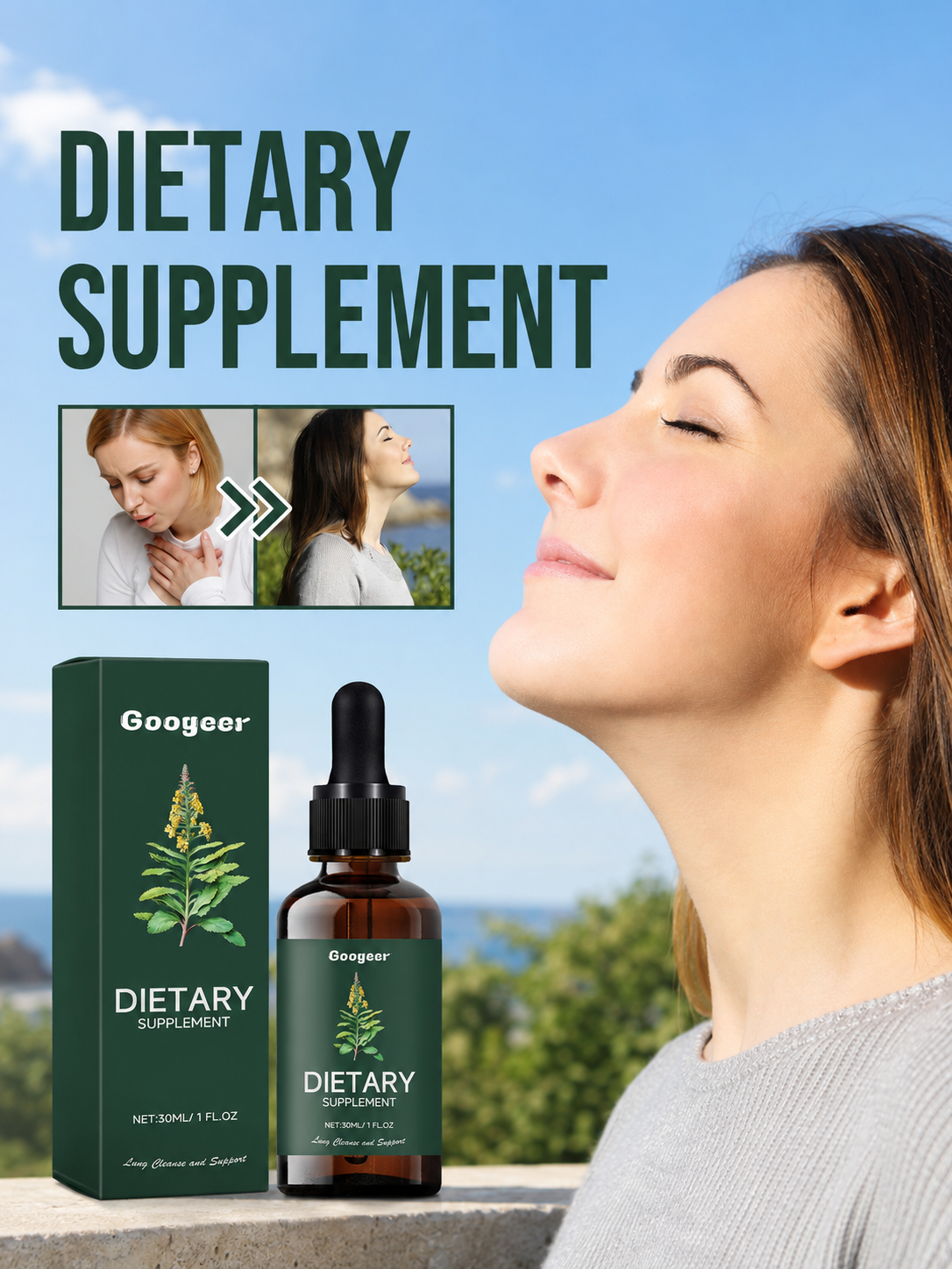 Herbal Throat Relief Drops – Clear Phlegm & Soothe Swollen