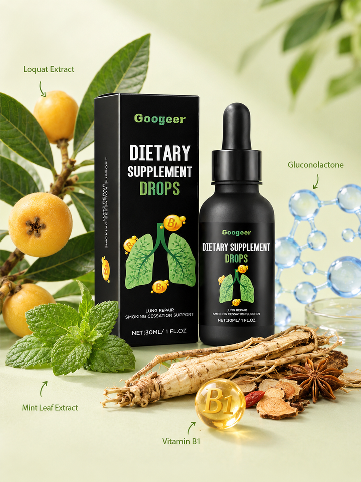 Lung Clearing Drops – Natural Lung Detox Supplement