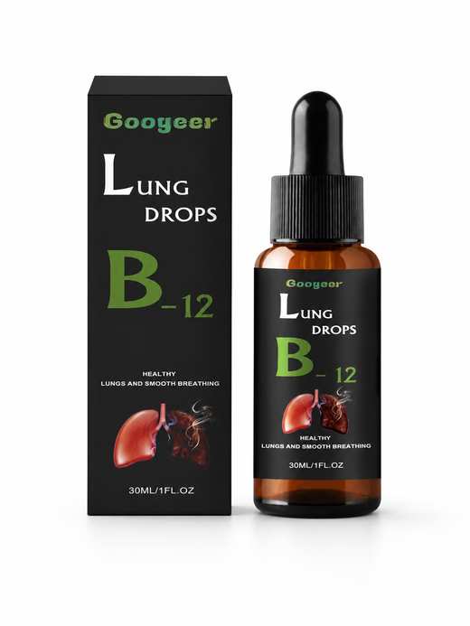 Lung Drops B-12 — Herbal Respiratory Relief for Cough & Throat