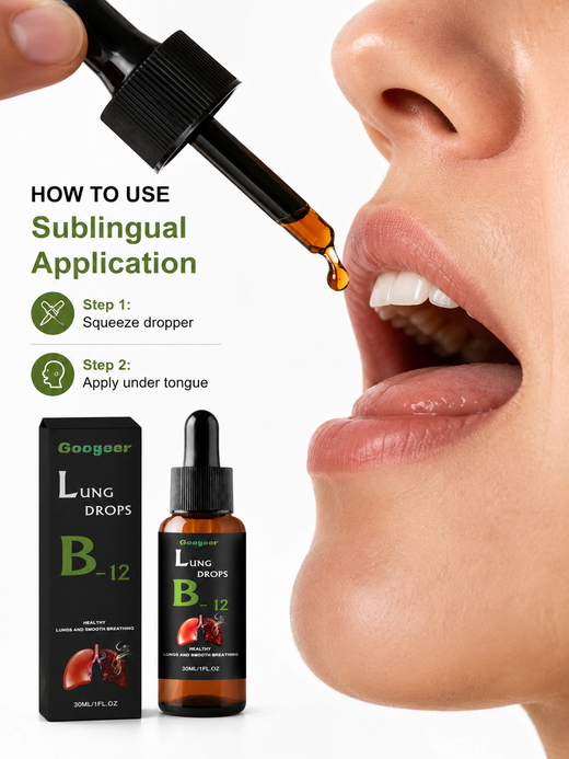 Lung Drops B-12 — Herbal Respiratory Relief for Cough & Throat