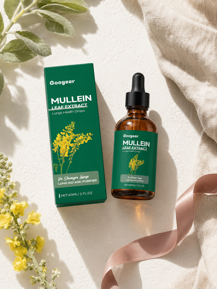 Lung Health Drops with Mullein Leaf Extract — Stronger