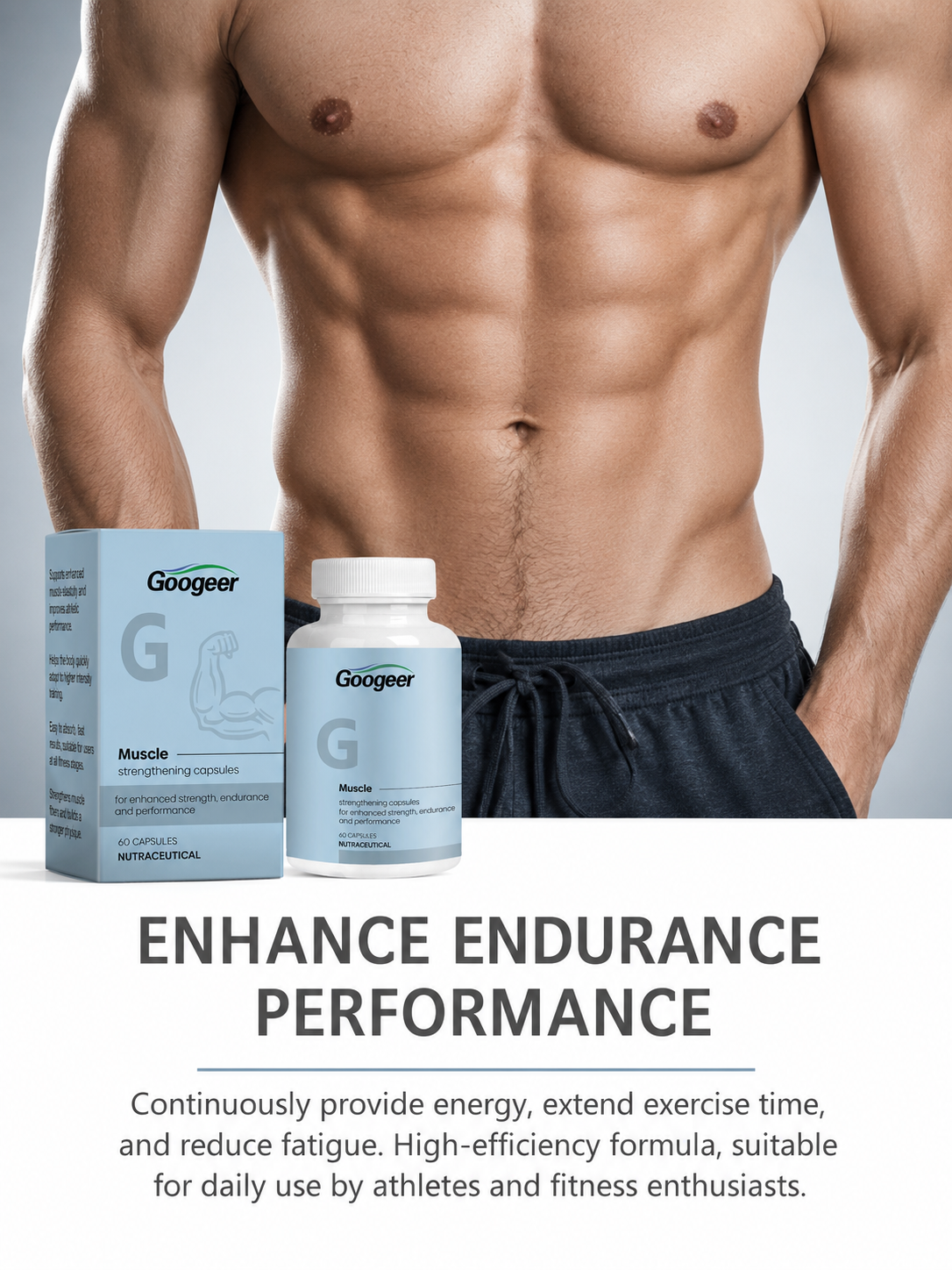 Googeer Muscle Strengthening Capsules Body Treatment