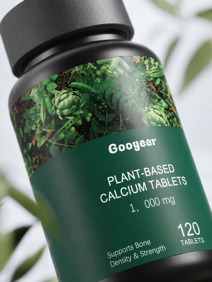 Plant-Based Calcium Tablets — Stronger Bones For Adults & Kids