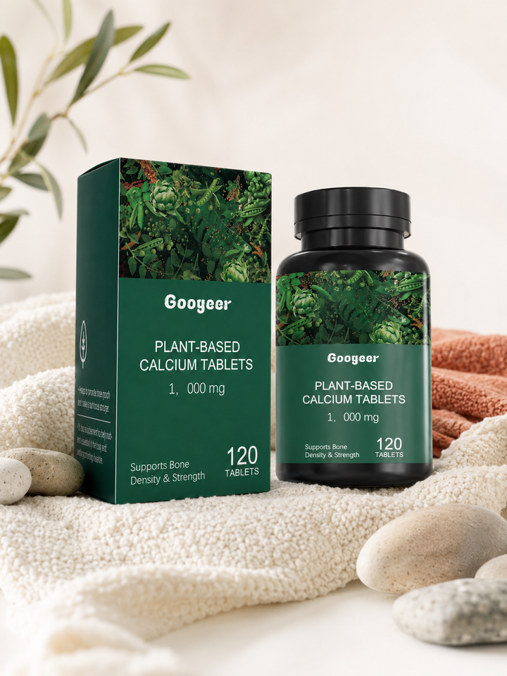 Plant-Based Calcium Tablets — Stronger Bones For Adults & Kids