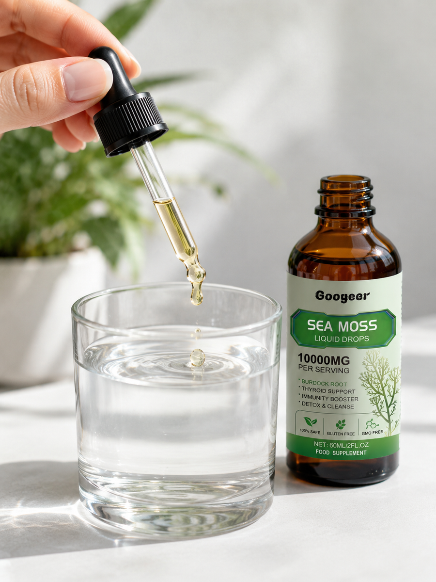 Sea Moss Liquid Drops — 92 Minerals for Gut & Skin Wellness