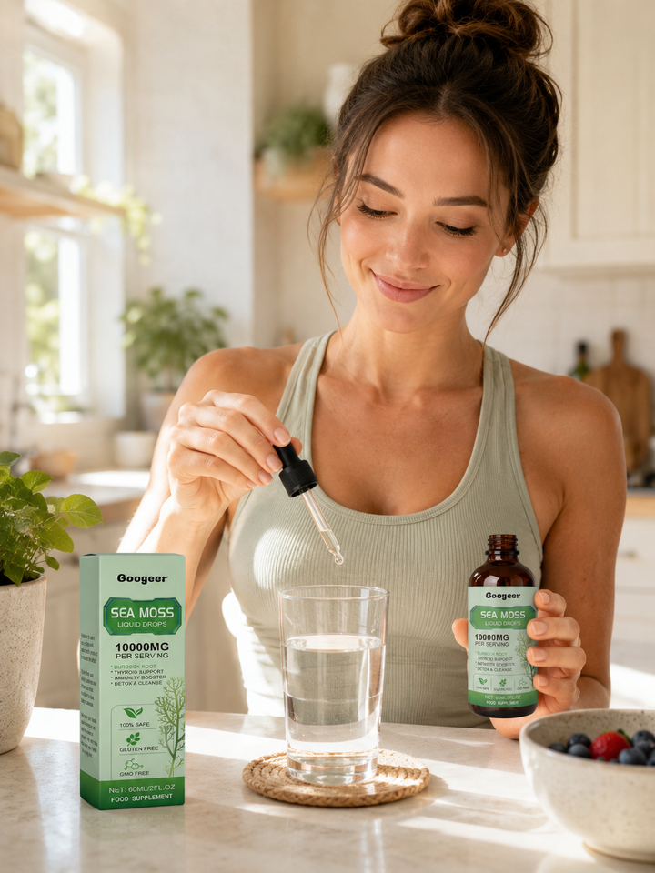 Sea Moss Liquid Drops — 92 Minerals for Gut & Skin Wellness