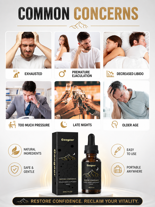 Googeer Strengthening Drops — Restore Male Vitality