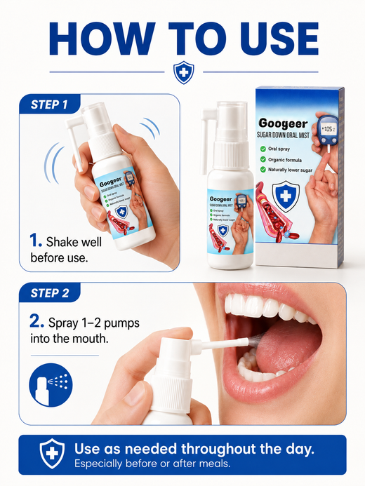Oral Glucose Support Spray — Naturally Lower Blood Sugar