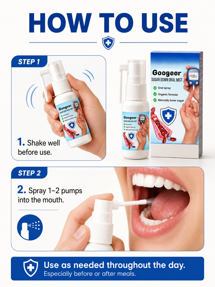 Oral Glucose Support Spray — Naturally Lower Blood Sugar