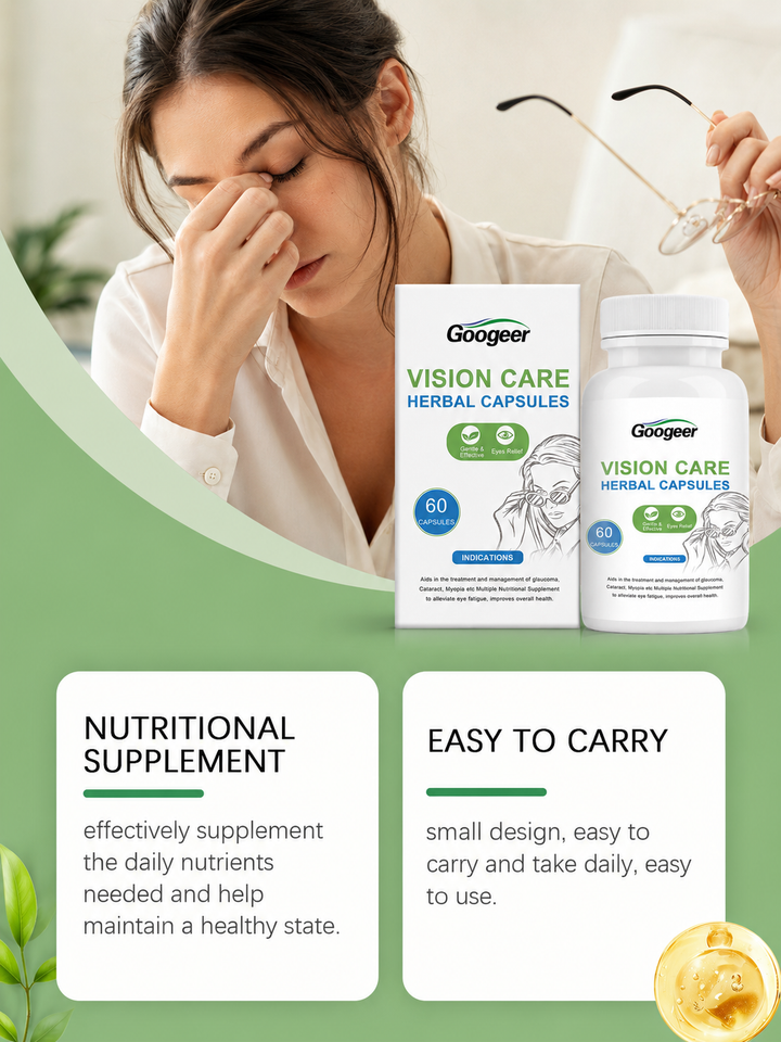 Googeer Vision Care Herbal Capsules — 60ct Eye Support