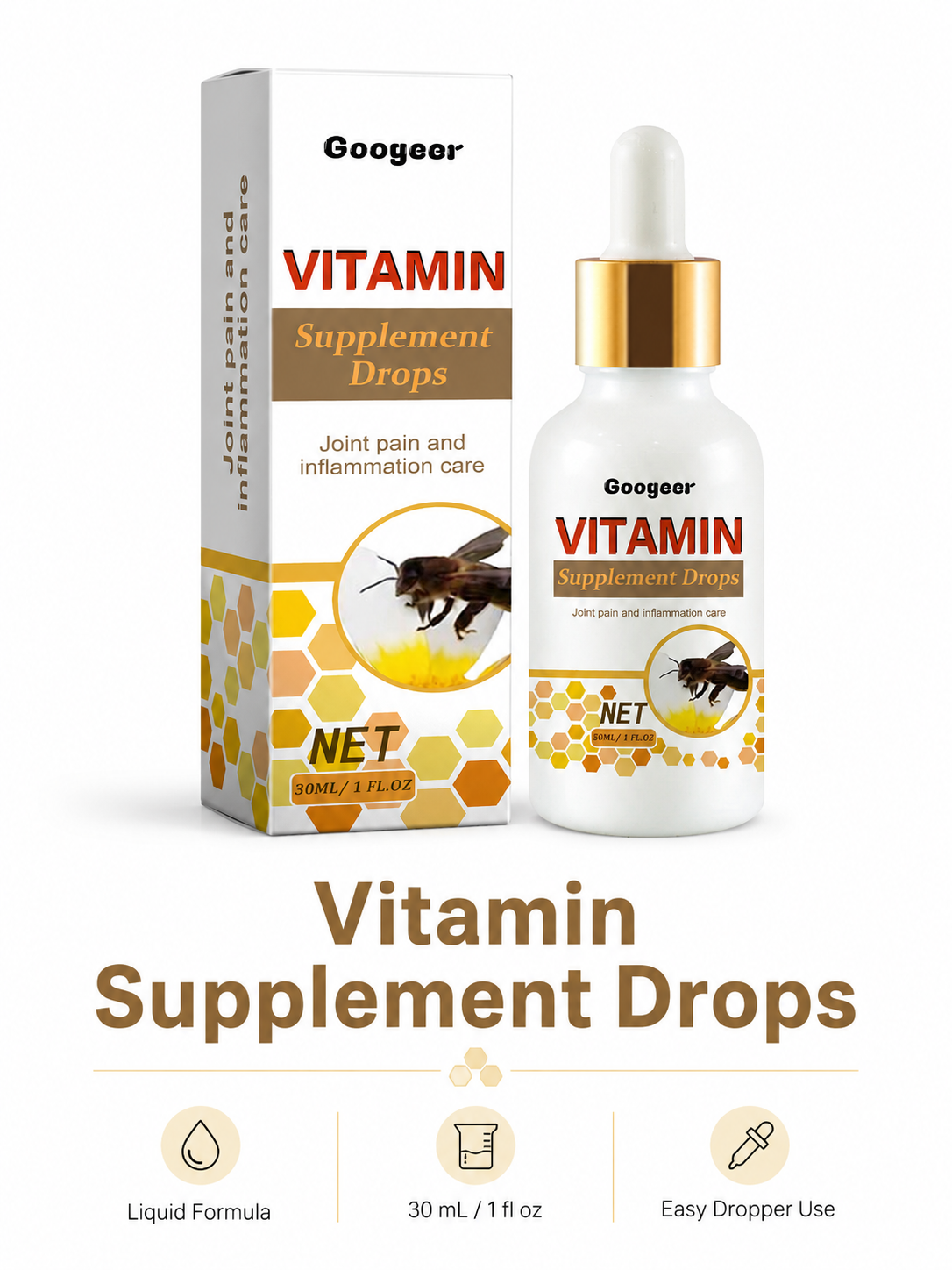 Vitamin Supplement Drops — Fast Joint Pain Relief