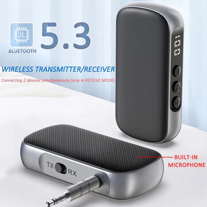 Bluetooth 5.3 Audio Receiver Transmitter for Car & TV