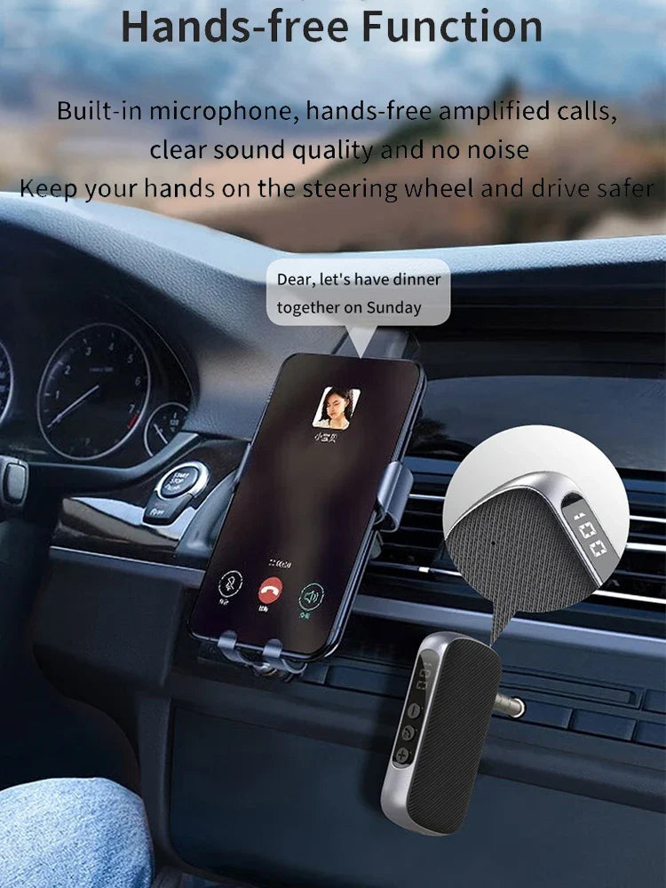 Bluetooth 5.3 Audio Receiver Transmitter for Car & TV