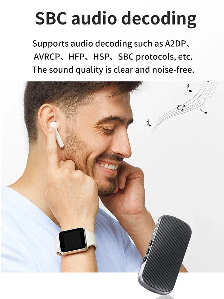 Bluetooth 5.3 Audio Receiver Transmitter for Car & TV
