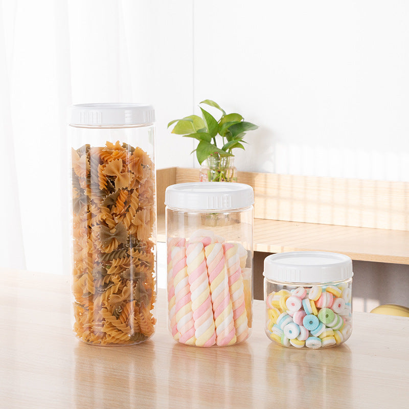 Clear BPA-Free Food Storage Jars for Pantry Organizing