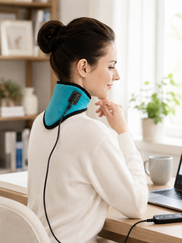 Graphene Heated Neck Wrap with Mugwort — USB Electric Heating Pad