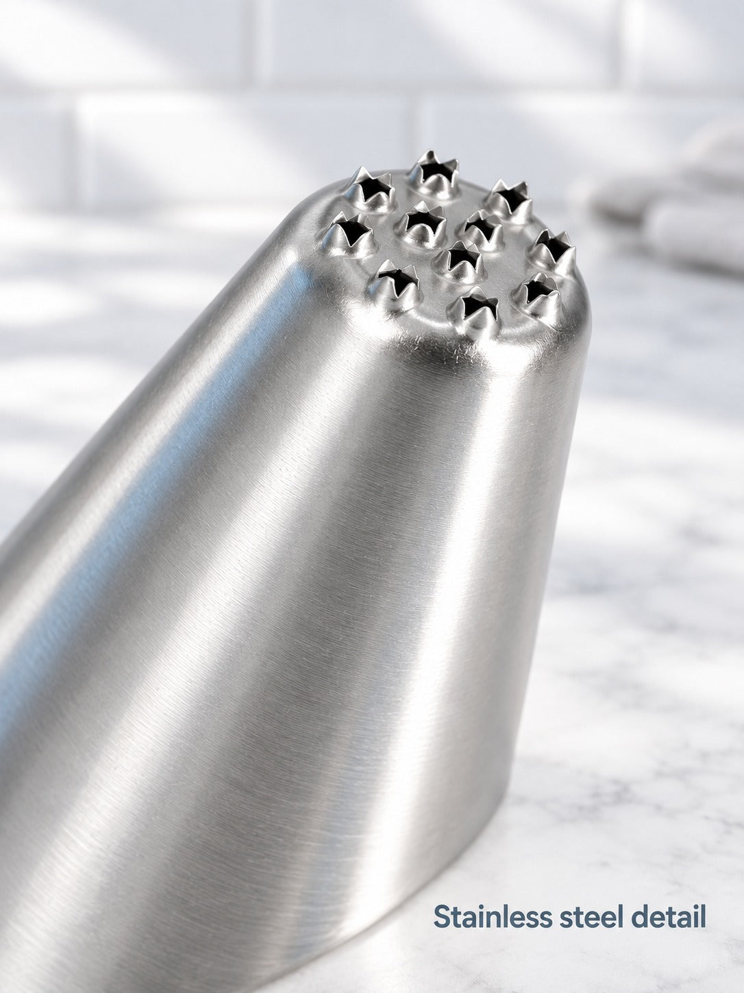 Grass Piping Nozzle for Cupcakes, 304 Stainless Steel