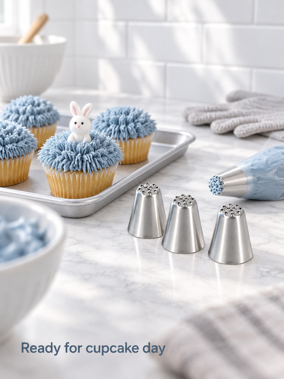 Grass Piping Nozzle for Cupcakes, 304 Stainless Steel
