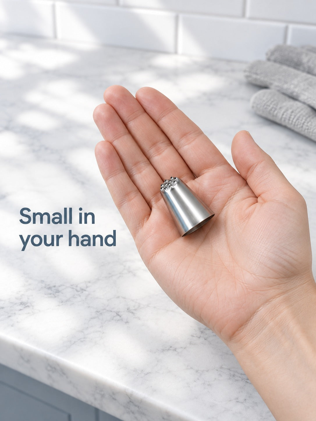 Grass Piping Nozzle for Cupcakes, 304 Stainless Steel