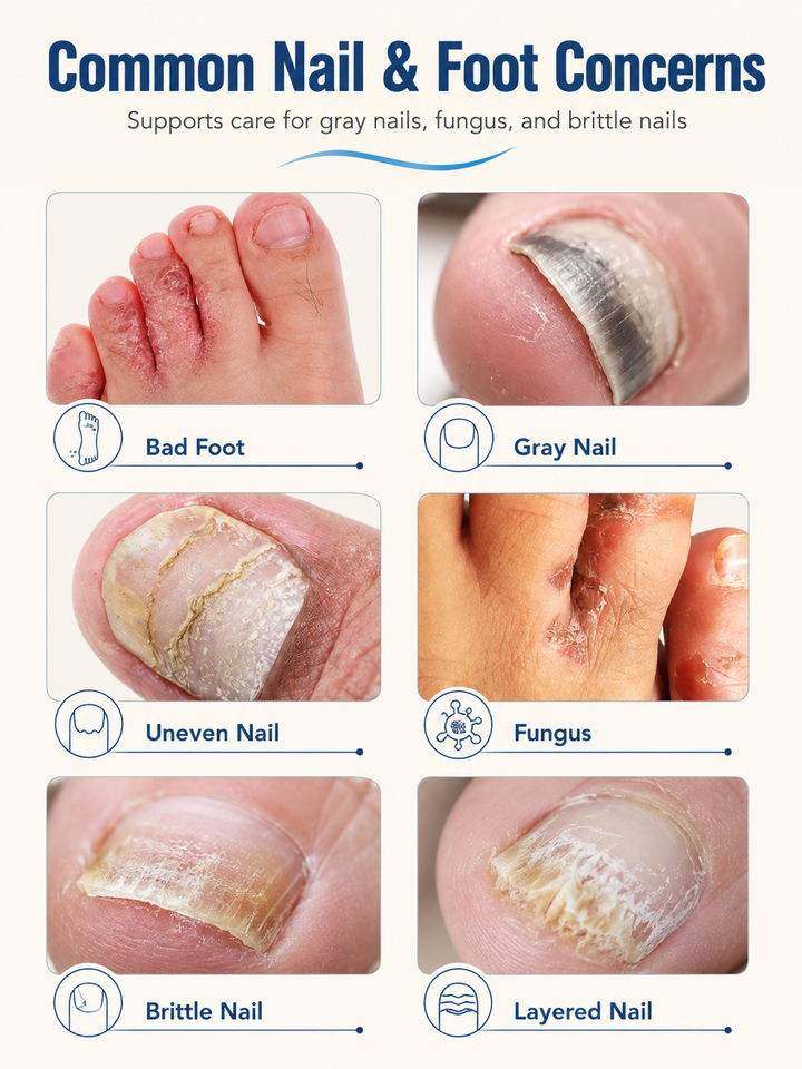 Gray Nail Foot Spray – Gentle Plant‑Based Nail Care