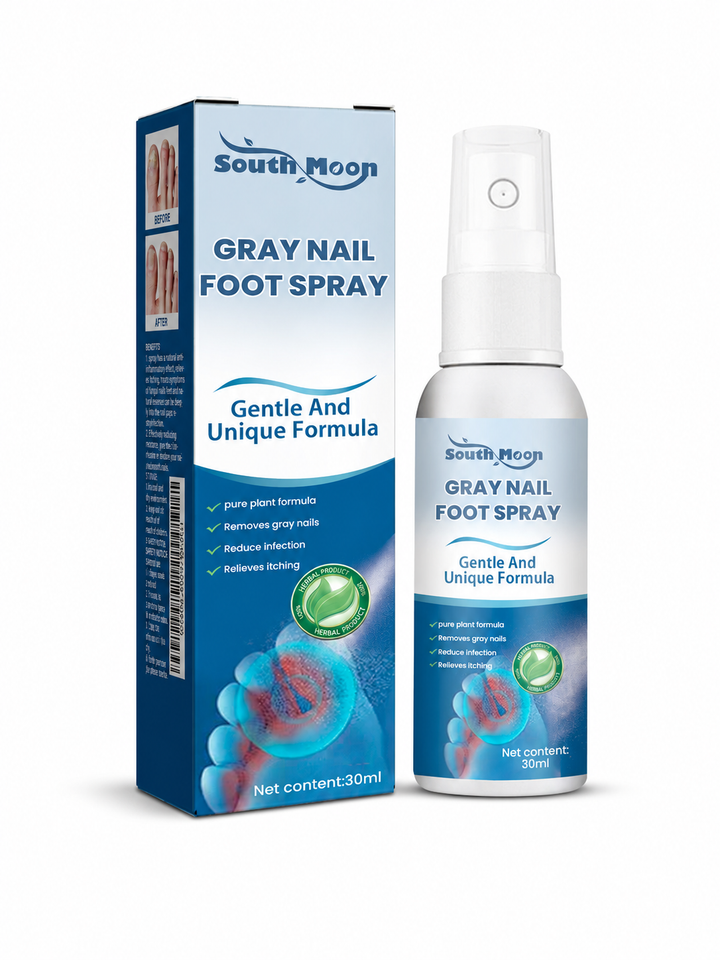 Gray Nail Foot Spray – Gentle Plant‑Based Nail Care