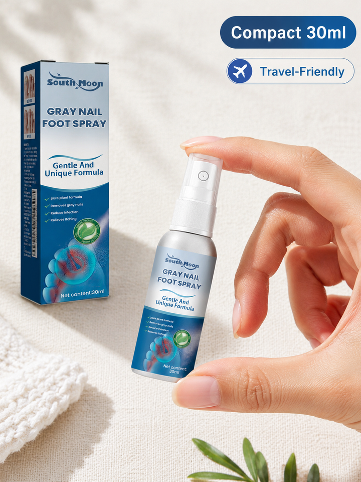 Gray Nail Foot Spray – Gentle Plant‑Based Nail Care