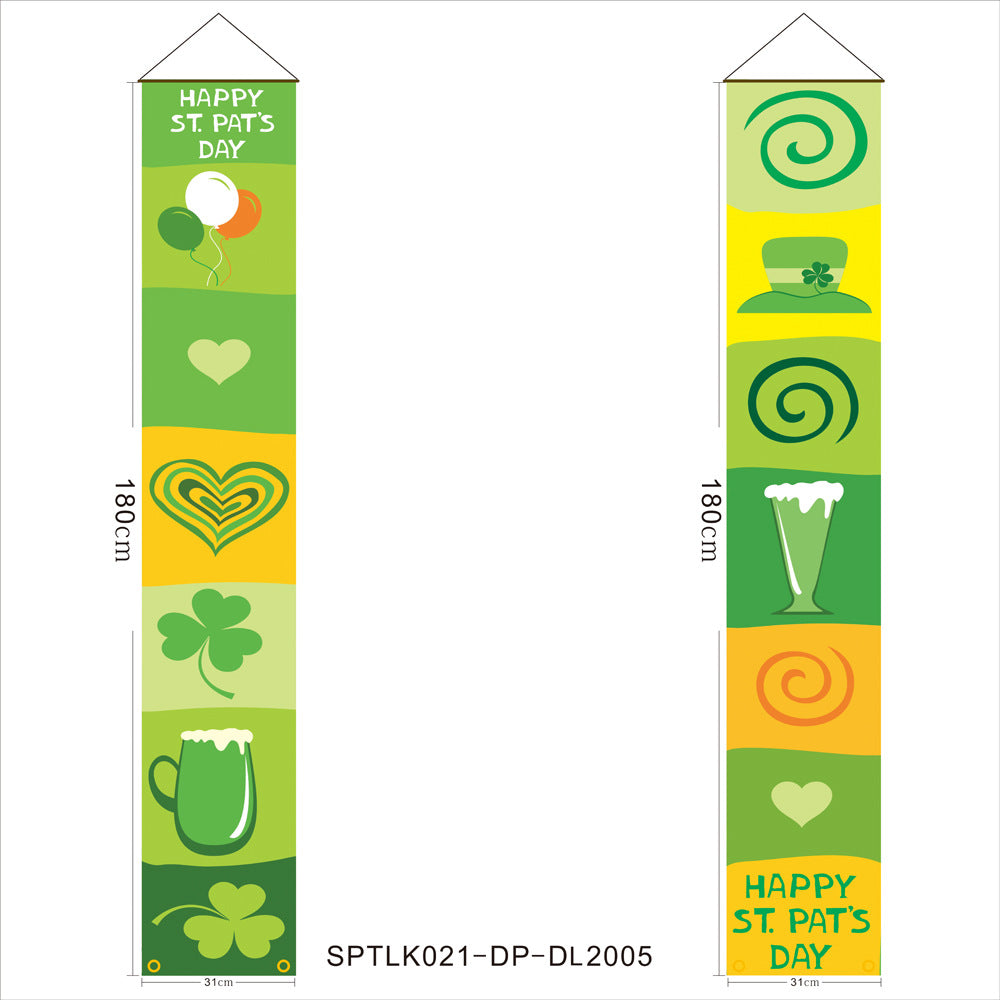 St. Patrick's Day Banner Set for Festive Doorways