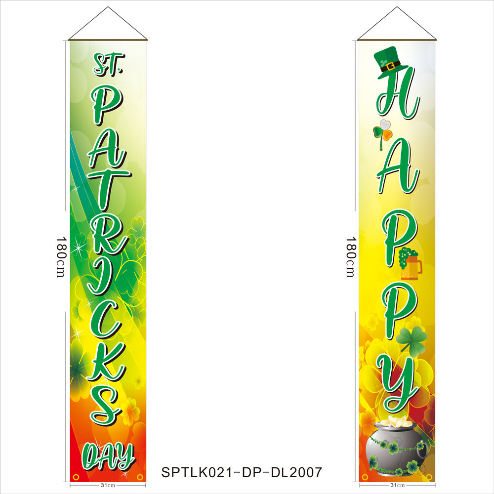 St. Patrick's Day Banner Set for Festive Doorways