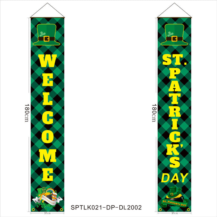St. Patrick's Day Banner Set for Festive Doorways