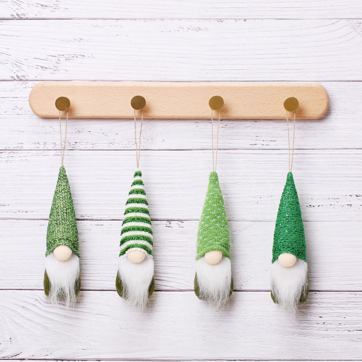 Shamrock Gnome Ornaments for St. Patrick’s Day Decor