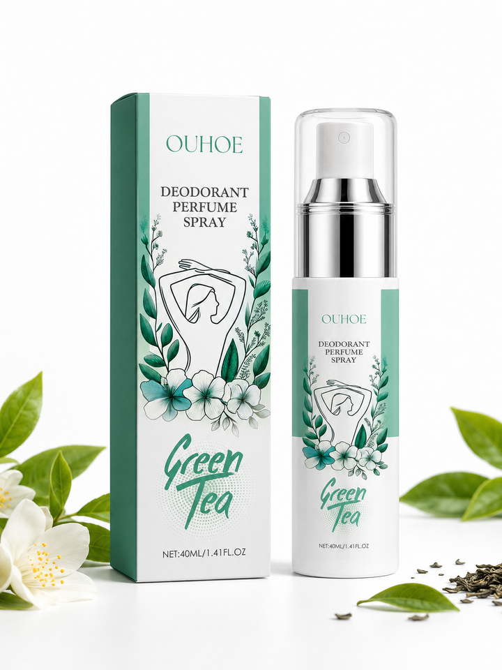 Deodorant Perfume Spray with Green Tea – Softens Skin