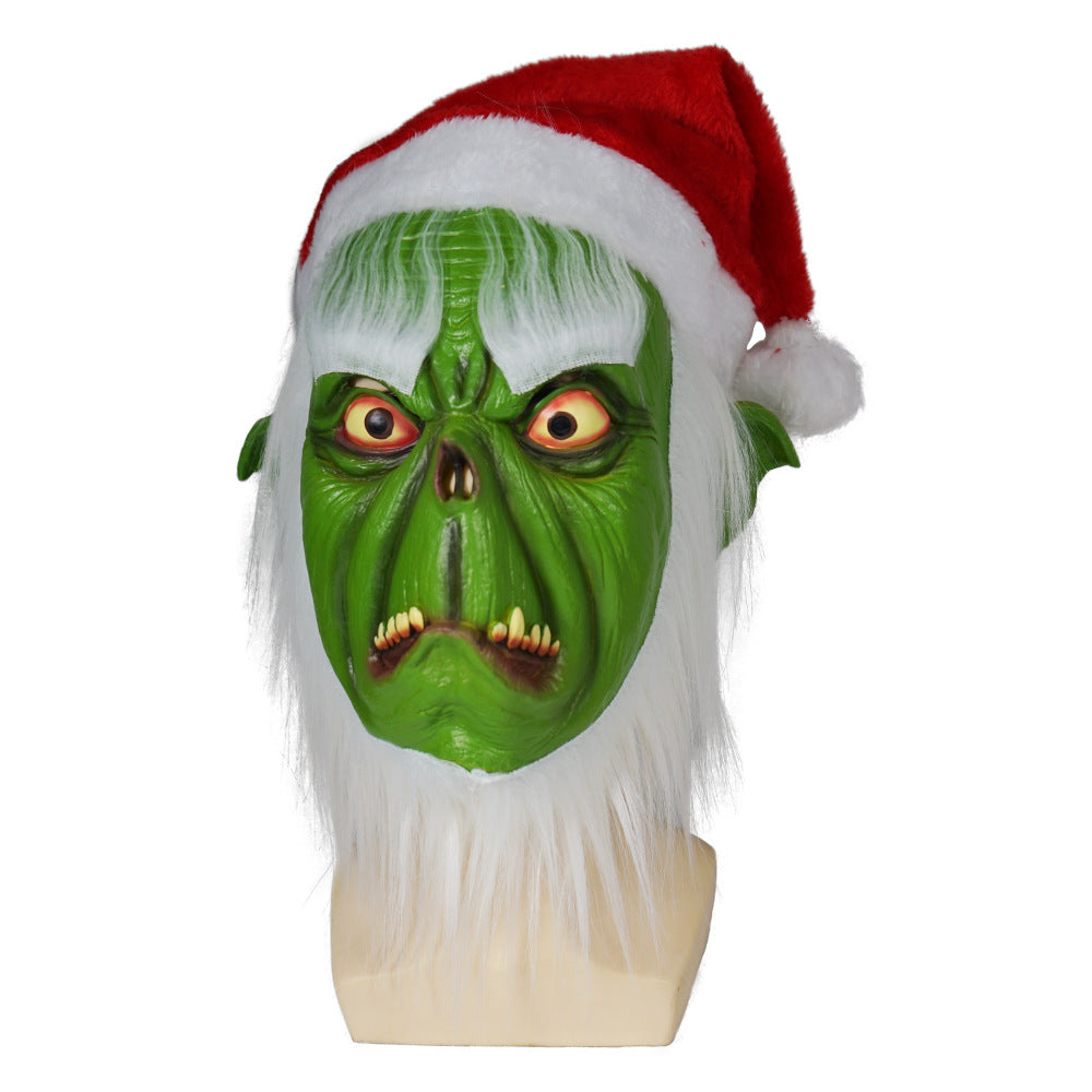 Grinch Mask Costume Accessory for Christmas Parties