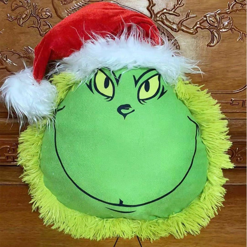 Grinch Plush Decoration For Playful Christmas Displays
