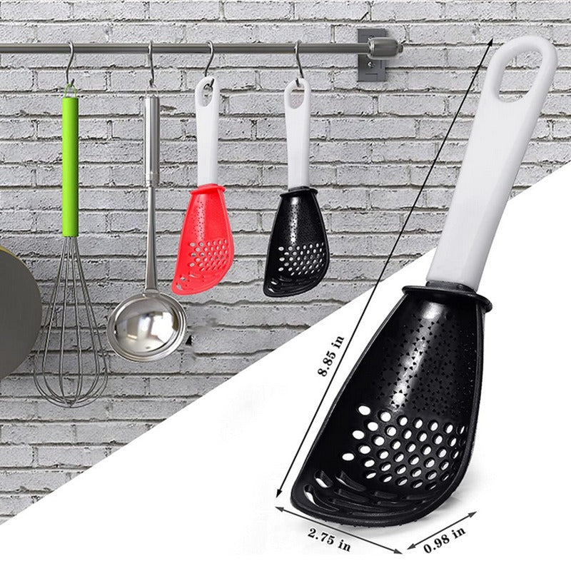 Multi-Use Grinding Spoon for Mashing, Draining and Grating