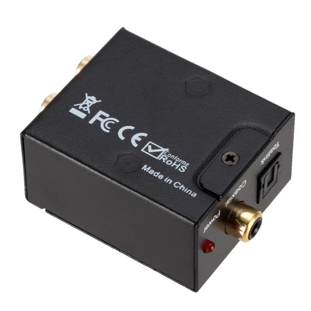 Optical and Coaxial to RCA Audio Converter for Amps