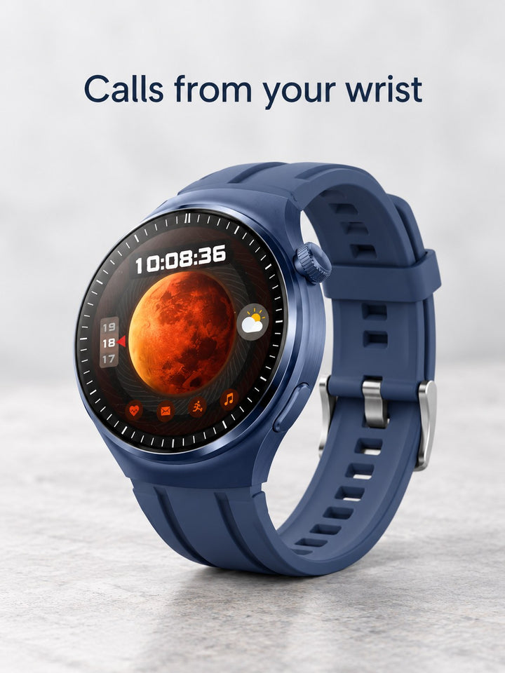 Smart Watch with Calls, NFC and Wireless Charging