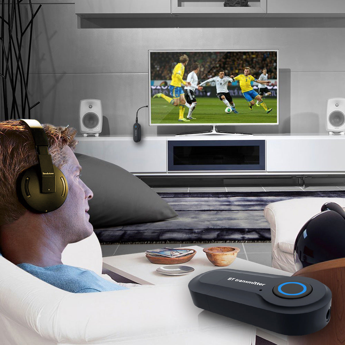 Bluetooth Audio Adapter for TV and Headphones