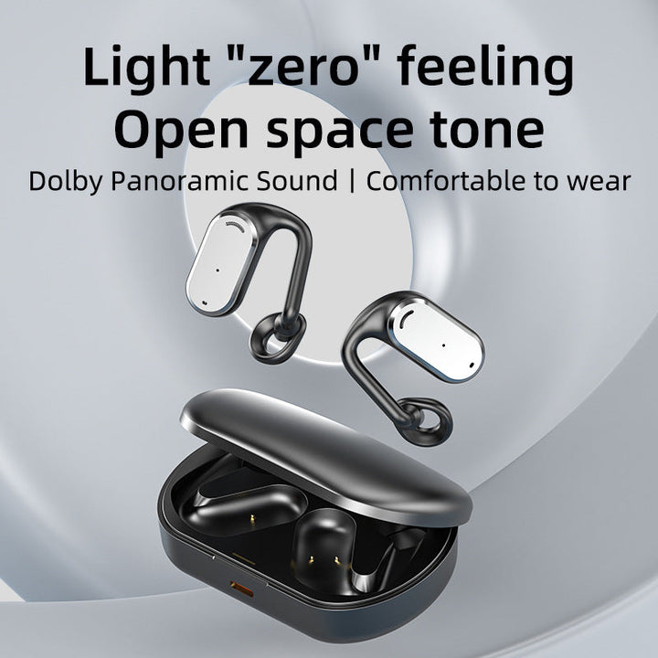 Open-Ear Wireless Earphones for All-Day Comfort & Calls