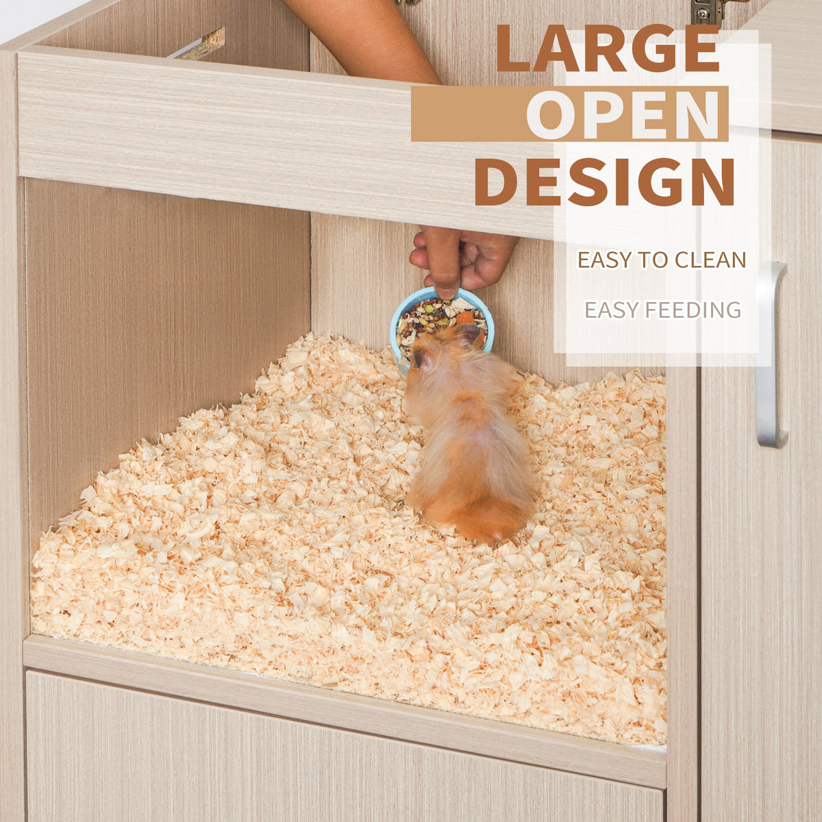 X-Large Guinea Pig Cage With Storage, 4-Level Habitat