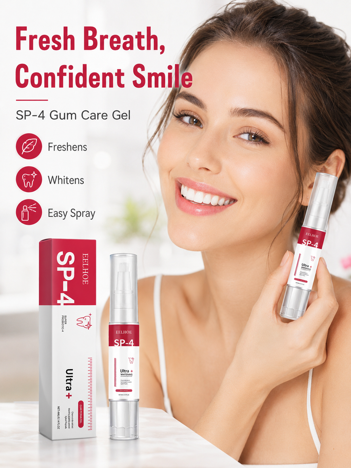 Oral Gum Care Gel with Deep Cleaning & Whitening for Fresh