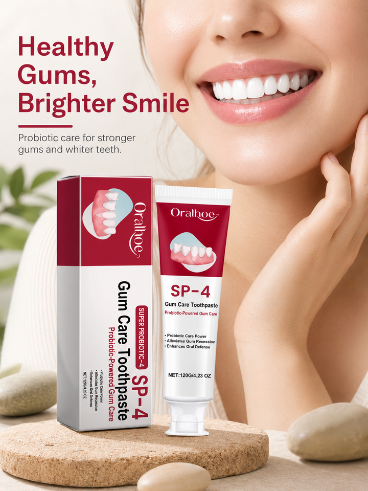 Gum Care Toothpaste — Brighter, Healthier Smile