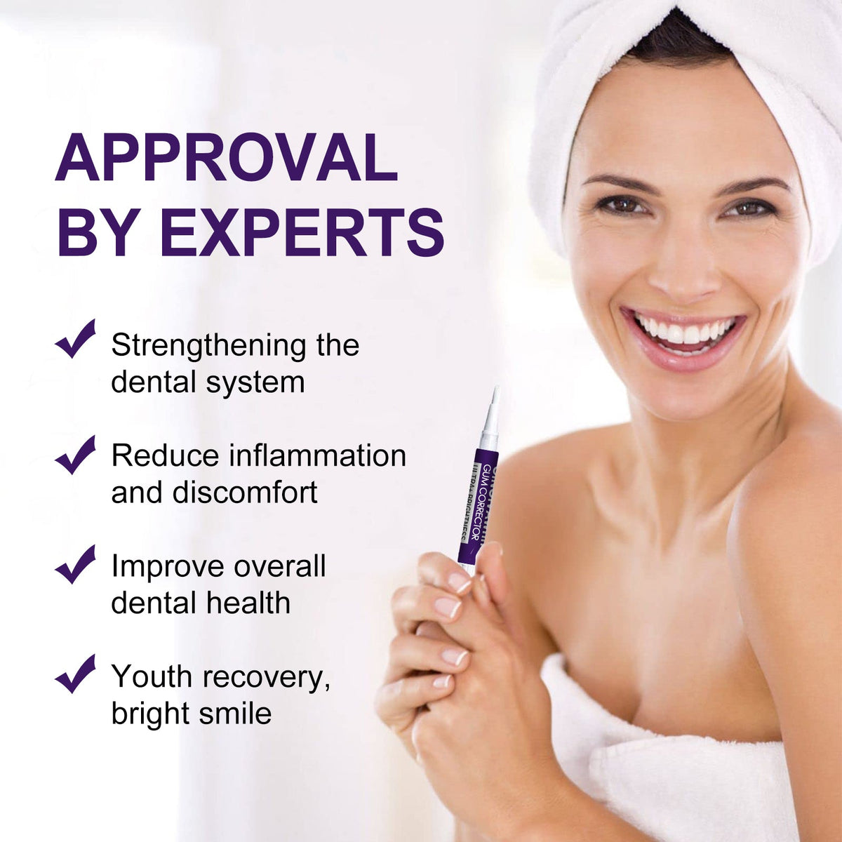 Teeth Whitening Pen for Targeted Gum Care at Home
