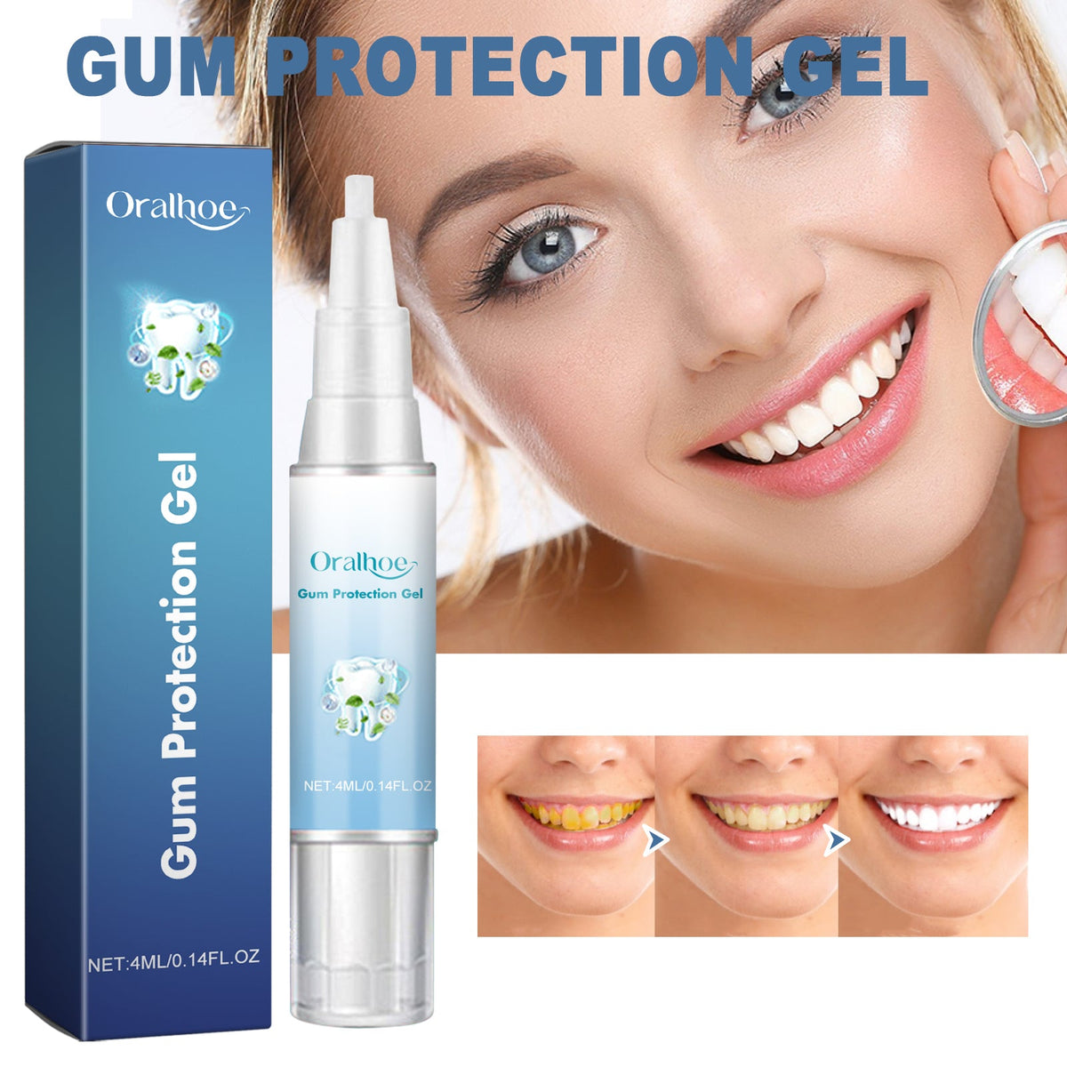 Gum Protection Gel Spray for Convenient Oral Hygiene