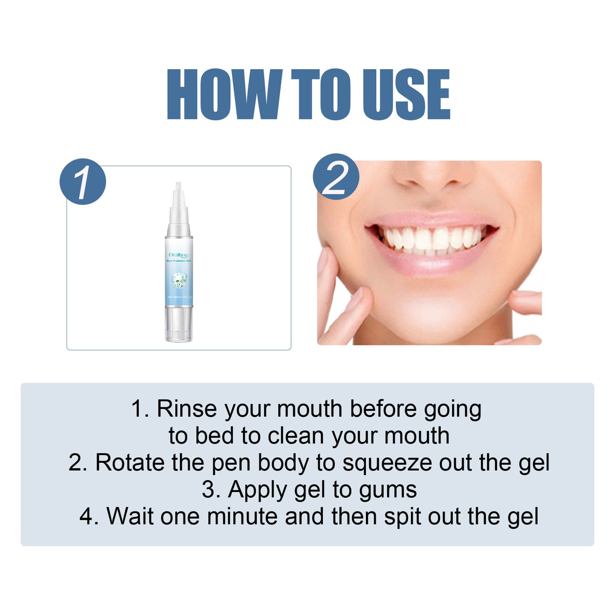 Gum Protection Gel Spray for Convenient Oral Hygiene