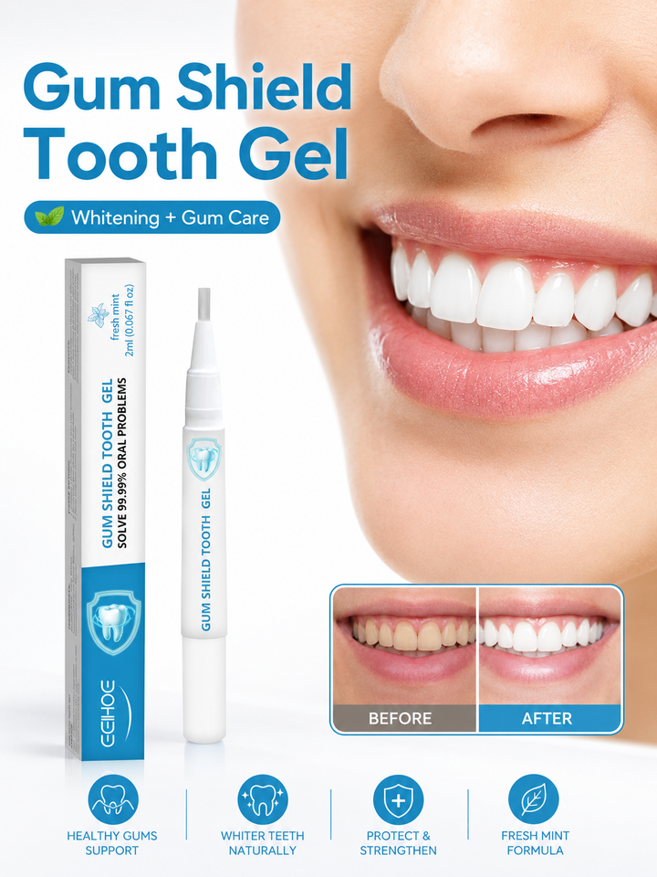 Teeth Whitening Pen — Gum Shield Solution for 99.99% Oral