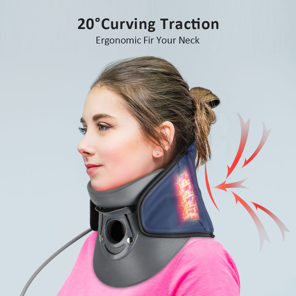 Inflatable Neck Traction Collar for Neck Pain Relief