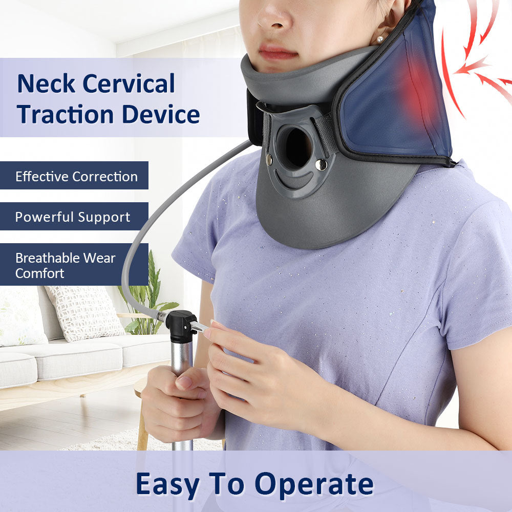 Inflatable Neck Traction Collar for Neck Pain Relief
