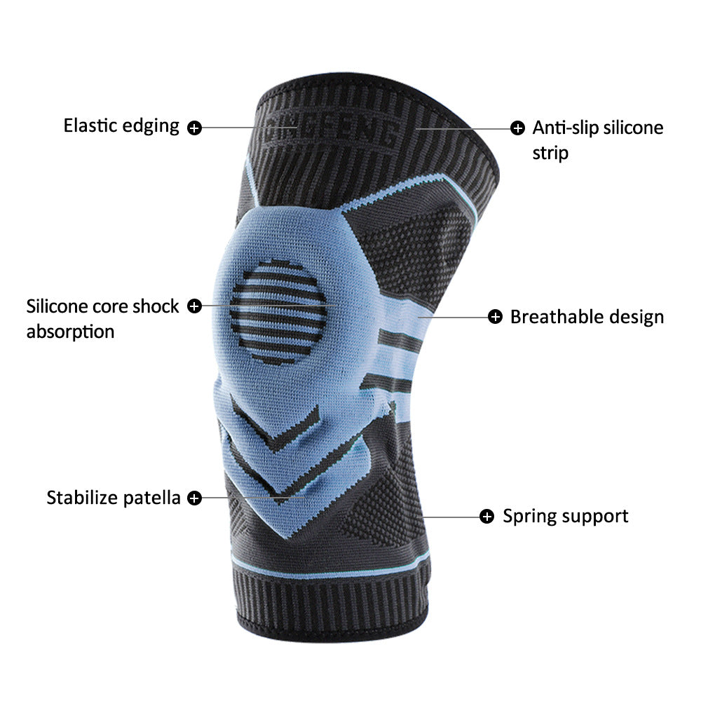 Silicone Knee Pads for Sports: Anti-Slip Patella Support