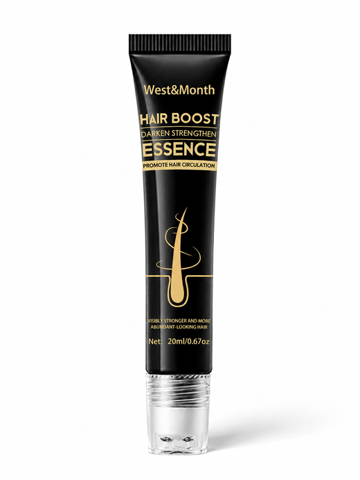 Hair Darkening & Thickening Essence — Roll-On Scalp Restoration