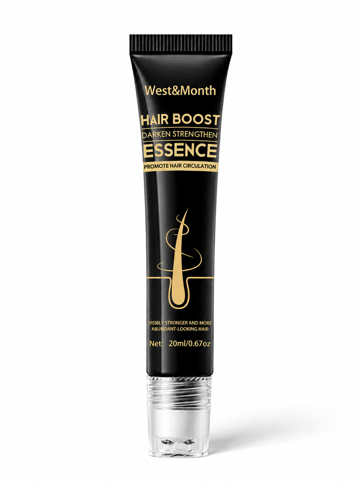 Hair Darkening & Thickening Essence — Roll-On Scalp Restoration